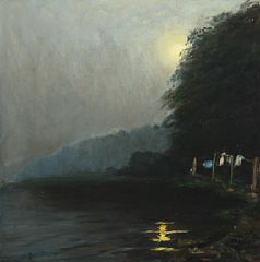 "Ved Kolding Fjord. Aftenstemning"