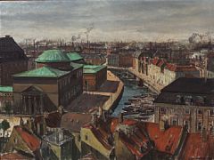 Udsigt fra Nikolaj Taarn by Otto Nielsen - Auction record, sale price, and art valuation. Compare with similar artists and explore comparable artworks.