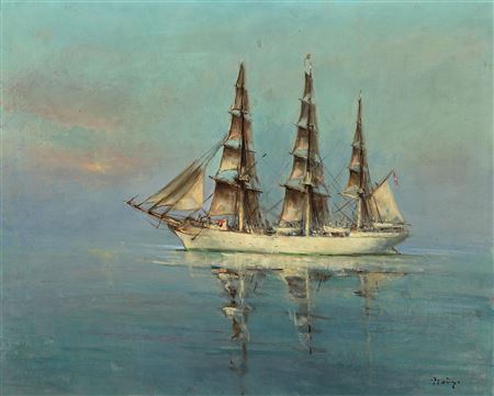 The Danish training ship "Danmark"