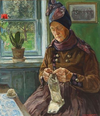 An old woman from Sønderho, Fanoe
