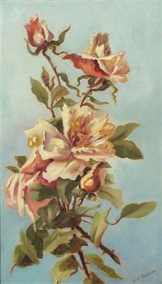 Rose by Oscar Paulsen - Auction record, sale price, and art valuation. Compare with similar artists and explore comparable artworks.