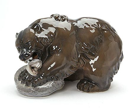 Sample artwork by Knud Carl Edvard Kyhn (1880 - 1969), known for ceramic animal figurines, painting, illustration - View similar artists and auction records