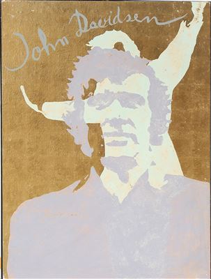 Portrait of John Davidsen: Self-portrait