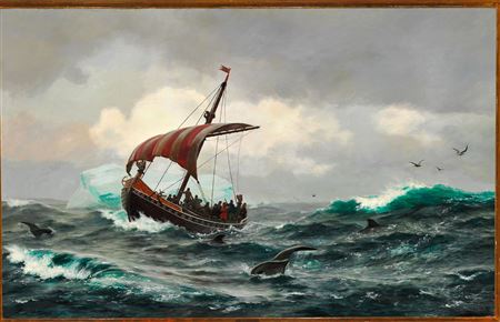Summer night off the coast of Greenland c. year 1000