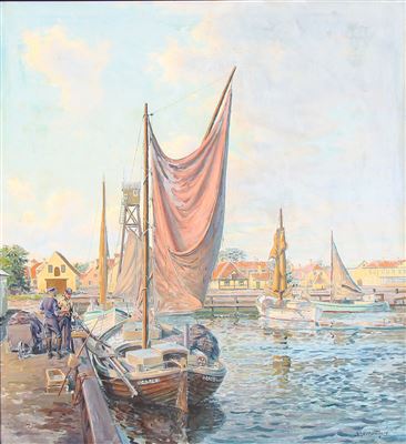 View from Dragør Harbour, Denmark