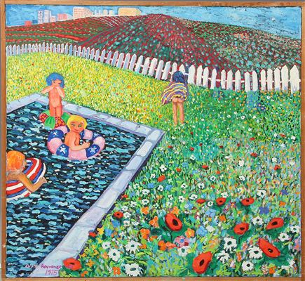 Bathing children