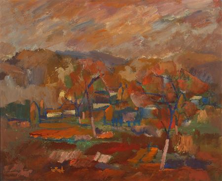 "Toamna Rasinari" by Neculai Iorga - Auction record, sale price, and art valuation. Compare with similar artists and explore comparable artworks.