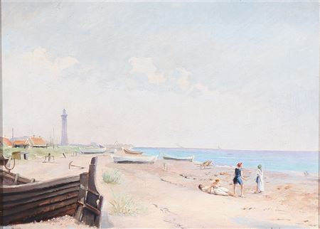 At Skagen Beach