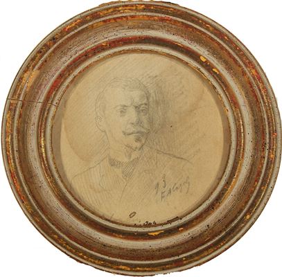 Portrait of Frederic-Auguste Cazals: Self portarit