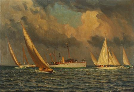 Sample artwork by Marx C E Reese (1881 - 1960), known for painting - View similar artists and auction records