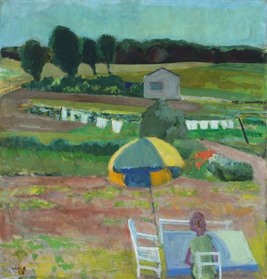 Summer scenery by Poul Christensen - Auction record, sale price, and art valuation. Compare with similar artists and explore comparable artworks.