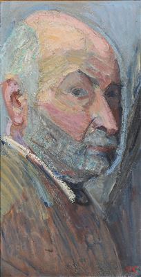 Portrait of Niels Larsen Stevns: Self-portrait
