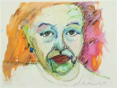 Portrait of Lise Malinovsky: "Selvportræt XIX"
