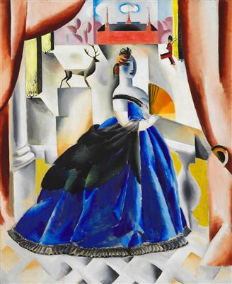 Sample artwork by Jais Nielsen (1885 - 1961), known for modernist figure, landscape and genre painting, ceramics - View similar artists and auction records