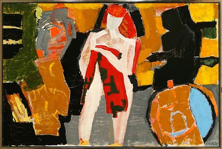 Sample artwork by Otto Lawaetz (1929 - 2003), known for painting - View similar artists and auction records
