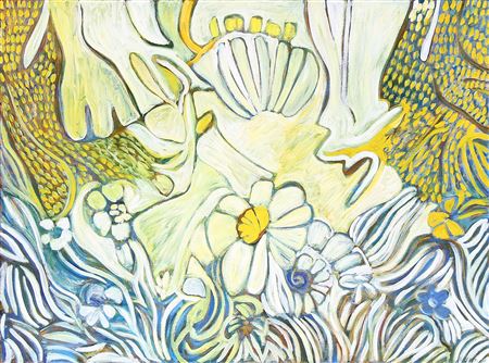 Composition with flowers