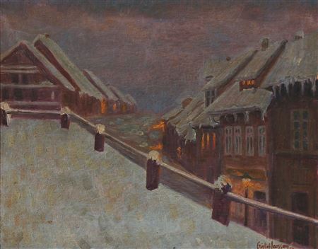 Winter day, presumably in Norway