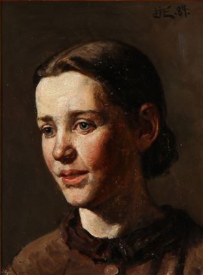 Portrait of a young girl