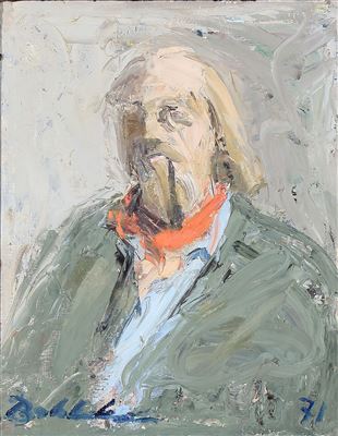 Portrait of Borge Bokkenheuser: Self-portrait