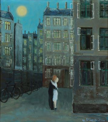 Kissing couple