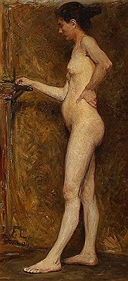 Fire studies of two nude males and two nude females (4)