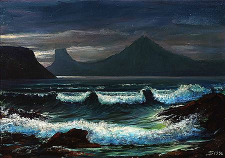Sample artwork by Sigmund Petersen (1904 - 1975), known for landscape painting - View similar artists and auction records