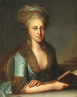 Portrait of Johanne Charlotte Sophie Zinn, née Preisler (1754-1833).