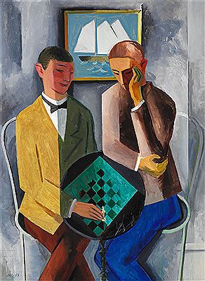 "Skakspillerne" (The chess players)