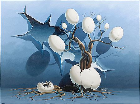 Sample artwork by Thor Lindeneg (Born 1941), known for painting - View similar artists and auction records