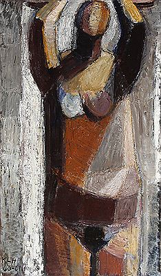 Nude woman by Kirsten Lockenwitz - Auction record, sale price, and art valuation. Compare with similar artists and explore comparable artworks.