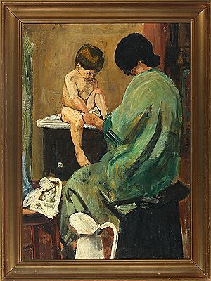 Sample artwork by Christoffer Jennert (1890 - 1949), known for painting - View similar artists and auction records