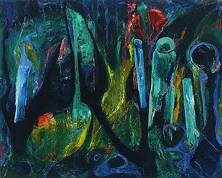 Composition with figures by Asger Andersen - Auction record, sale price, and art valuation. Compare with similar artists and explore comparable artworks.