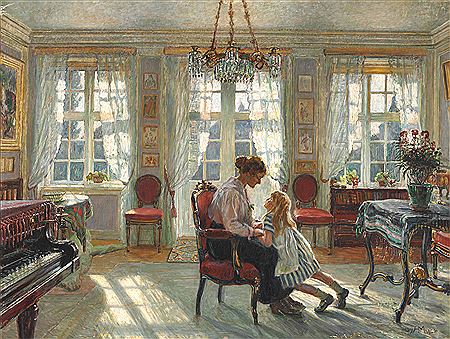 Sunshine in the garden room.
