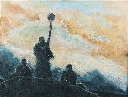 "Himlen over Store Nordiske" (The sky above the Great Northern) by Balder Olrik - Auction record, sale price, and art valuation. Compare with similar artists and explore comparable artworks.