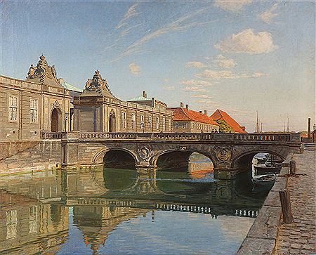 Marmorbroen (The Marble Bridge) in Copenhagen by Christian Frederik Beck - Auction record, sale price, and art valuation. Compare with similar artists and explore comparable artworks.