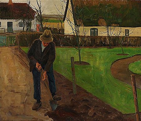 "Haven graves". Digging the garden.