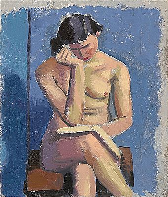 Study of a naked woman.