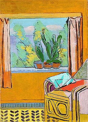 Interior with cactus