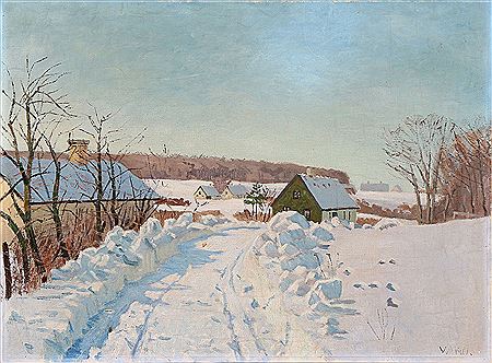 Sample artwork by Valdemar Mau (1892 - 1952), known for painting - View similar artists and auction records