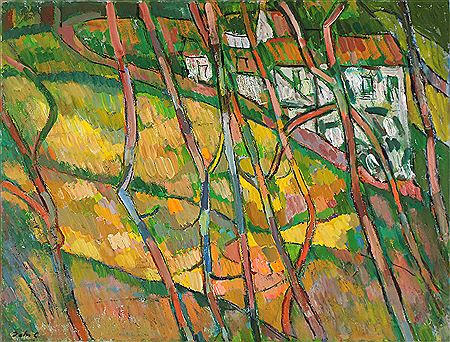 "Landskab, Provence" (Landscape, Provence)