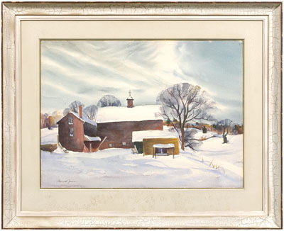New England Winter Landscape