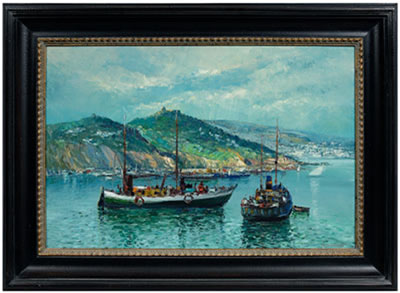 Sample artwork by Augusto Gomes Martins (1922 - 1994), known for painting - View similar artists and auction records