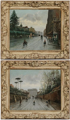 Two Italian Street Scenes (2)