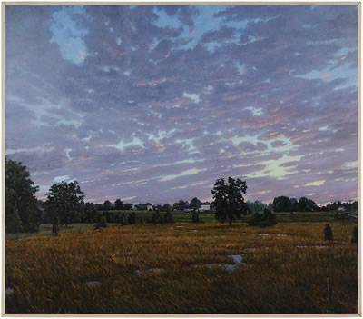 Landscape Off Island Ford Road, Iredell County - June, 1990