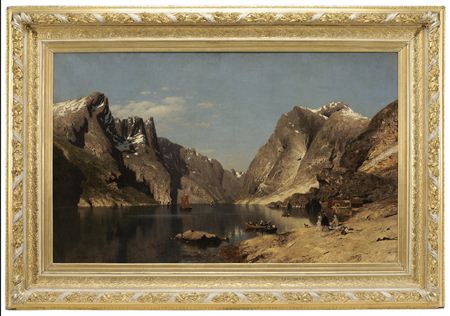 Outing at a Fjord, 1875