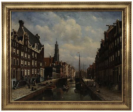 Amsterdam, with a view of the Zuiderkerk