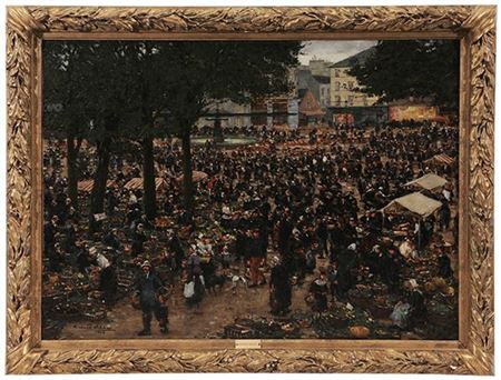 Busy Market Square