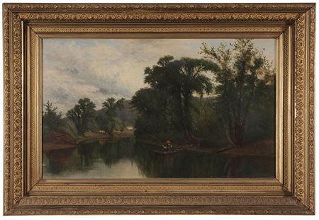 Fisherman on a River, 1886