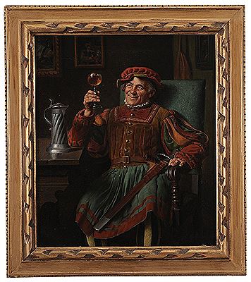 Gentleman Savoring a Glass of Wine