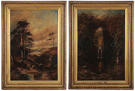Mountan Stream with Distant Pond AND A Waterfall (2)